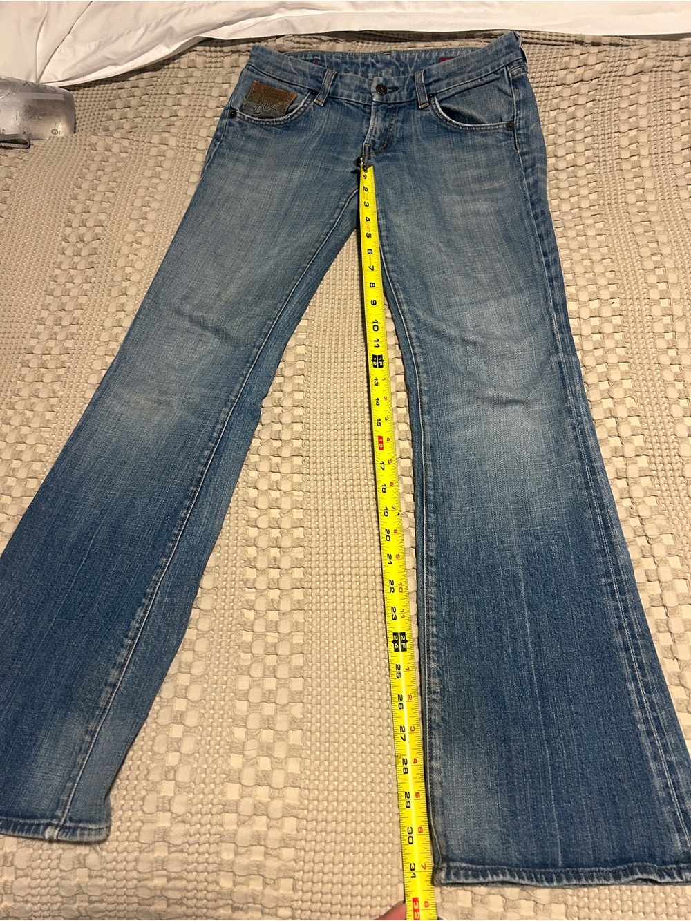 Citizens Of Humanity Blue Flare Jeans - Mid Wash